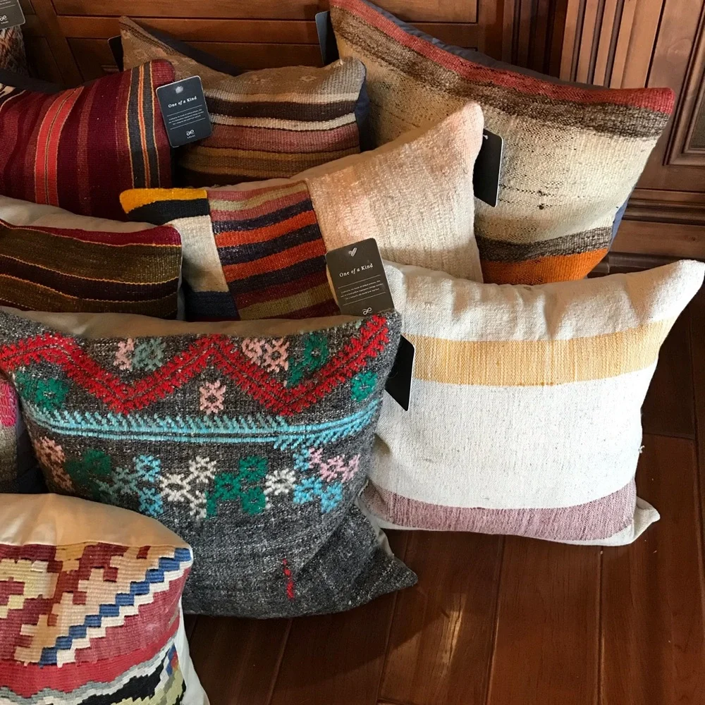 Loloi One Of A Kind Turkish Kilim Rug Pillow Cushion Cover